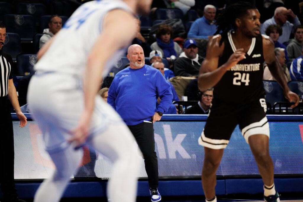 Billiken head coach Josh Schertz